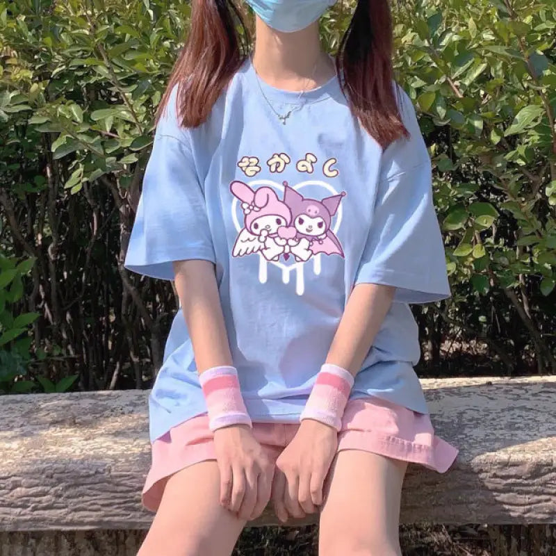 Japanese Aesthetic Oversized Tee - 5 / XL