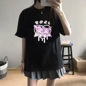 Japanese Aesthetic Oversized Tee - 7 / XL