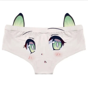 Japanese Kawaii Breathable Low Waist Seamless Panty - GREEN
