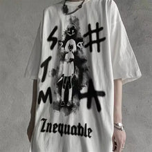 Load image into Gallery viewer, Japanese Loose Oversize Harajuku Punk T-shirt - 10 / S
