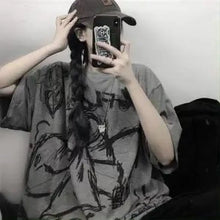 Load image into Gallery viewer, Japanese Loose Oversize Harajuku Punk T-shirt - 12 / S