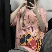 Load image into Gallery viewer, Japanese Loose Oversize Harajuku Punk T-shirt - 14 / S