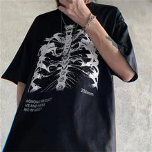 Load image into Gallery viewer, Japanese Loose Oversize Harajuku Punk T-shirt - 18 / XL