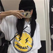 Load image into Gallery viewer, Japanese Loose Oversize Harajuku Punk T-shirt - 19 / L
