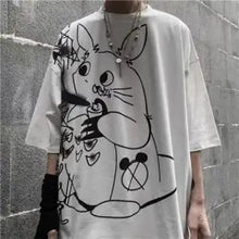 Load image into Gallery viewer, Japanese Loose Oversize Harajuku Punk T-shirt - 8 / S