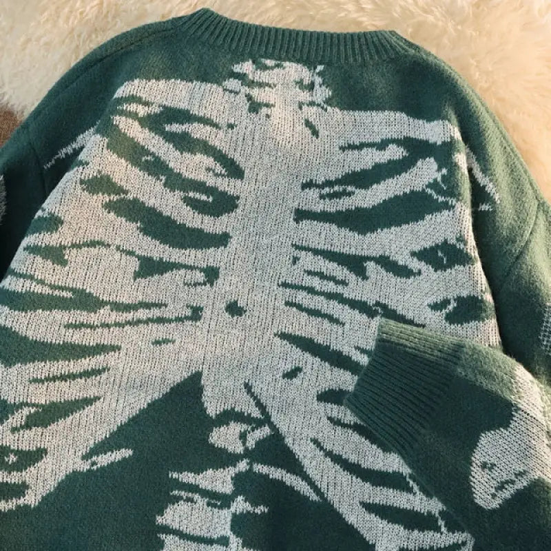 Japanese Vintage Streetwear Sweatshirt - XL / green
