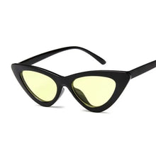 Load image into Gallery viewer, Keep Lurking Cat-Eye Designer Sunglasses - Black Yellow