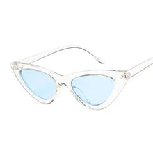 Load image into Gallery viewer, Keep Lurking Cat-Eye Designer Sunglasses - Trans Blue