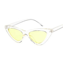 Load image into Gallery viewer, Keep Lurking Cat-Eye Designer Sunglasses - Trans Yellow