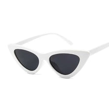 Load image into Gallery viewer, Keep Lurking Cat-Eye Designer Sunglasses - White Gray
