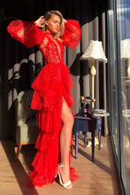 Load image into Gallery viewer, Lace Hollow Out A-line Maxi Dress