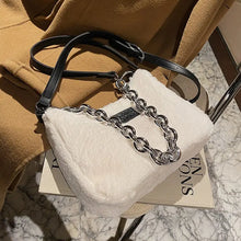 Load image into Gallery viewer, Leopard Soft Faux Fur Tote Bag