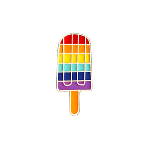 LGBT Flag Rainbow Brooches - Ice Cream