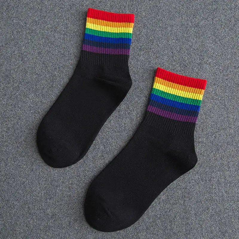 LGBT Pride Aesthetic Socks - black 03 socks 202997806