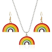 Load image into Gallery viewer, LGBT Rainbow Flag Earring - 2pcs-set
