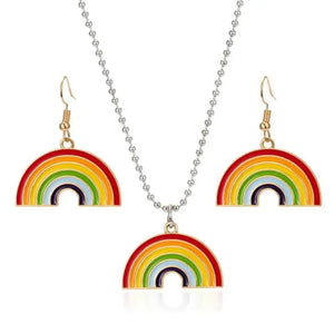LGBT Rainbow Flag Earring - 2pcs-set
