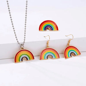 LGBT Rainbow Flag Earring - 3pcs-set