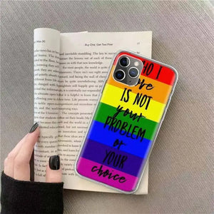 LGBT Rainbow Pride ART Phone Cases - iPhone XR / ZA070-5