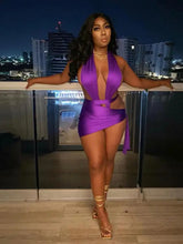 Load image into Gallery viewer, Line Up Bodycon Backless Skirt Set
