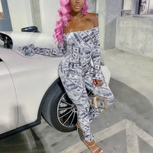 Load image into Gallery viewer, Long Sleeve Tops and Aesthetic Streetwear Pants Set