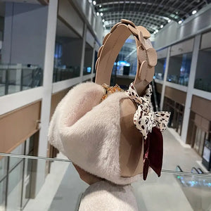 Luxury Faux Fur Fluffy Soft Plush Clutch