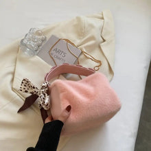 Load image into Gallery viewer, Luxury Faux Fur Fluffy Soft Plush Clutch - Pink