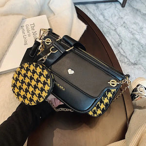 Luxury PU Leather Crossbody bag