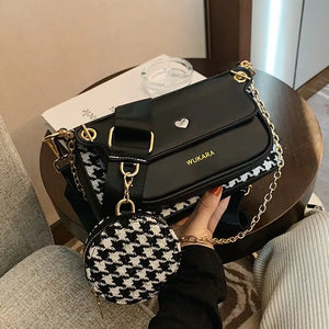 Luxury PU Leather Crossbody bag