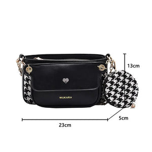 Luxury PU Leather Crossbody bag