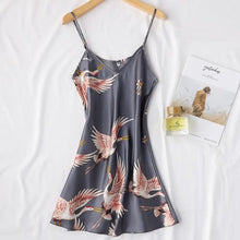 Load image into Gallery viewer, Mini Kimono Pajama Sleepwear - Gray - Nighty / XL