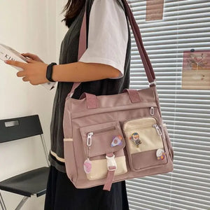 Oxford Waterproof Cute Large-capacity Crossbody Bag