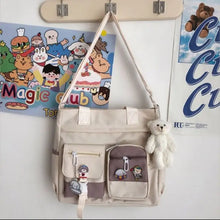 Load image into Gallery viewer, Oxford Waterproof Cute Large-capacity Crossbody Bag - Bear