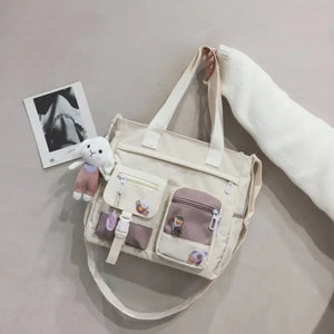 Oxford Waterproof Cute Large-capacity Crossbody Bag - Sheep
