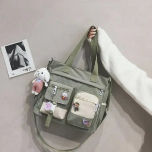 Oxford Waterproof Cute Large-capacity Crossbody Bag - Sheep