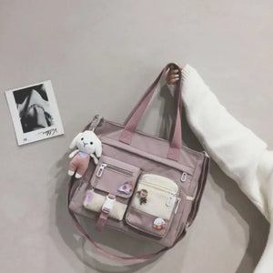 Oxford Waterproof Cute Large-capacity Crossbody Bag - Sheep