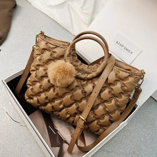 Load image into Gallery viewer, Padded Quilted Luxury PU Leather Crossbody Bag