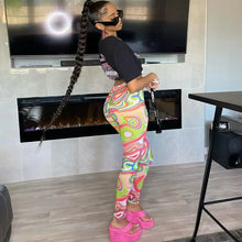 Load image into Gallery viewer, Paisley Swirls Print Y2K Leggings