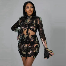 Load image into Gallery viewer, Party Club Night Cut Out Elegant Glitter Dress