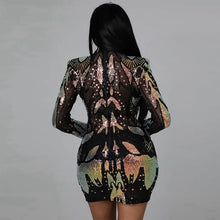 Load image into Gallery viewer, Party Club Night Cut Out Elegant Glitter Dress
