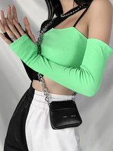 Load image into Gallery viewer, Patchwork E-girl Punk Rocker Top