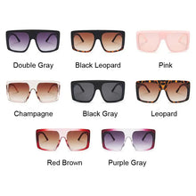 Load image into Gallery viewer, Perfectly Imperfect Luxury Oversized Big Frame Sun Glasses