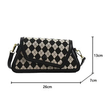 Load image into Gallery viewer, Plaid PU Leather Shoulder Design Crossbody Bag