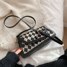 Load image into Gallery viewer, Plaid PU Leather Shoulder Design Crossbody Bag - Lingge