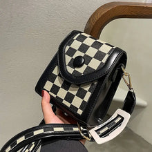 Load image into Gallery viewer, Plaid Shape Shoulder Bag With Short Handle