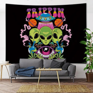 Psychedelic Mandala Wall Tapestry - A24-464 / 275X180cm