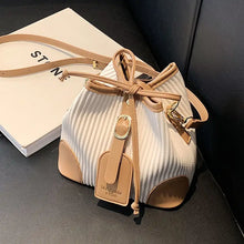 Load image into Gallery viewer, PU Leather Bucket Crossbody Bag