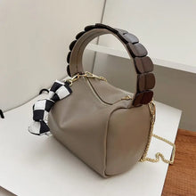 Load image into Gallery viewer, PU Leather Bucket Crossbody Bags with Short Handle