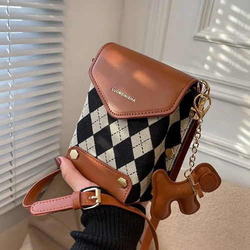 PU Leather Crossbody Cute Shoulder Handbag