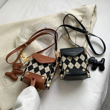 Load image into Gallery viewer, PU Leather Crossbody Cute Shoulder Handbag