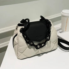 Load image into Gallery viewer, PU Leather Quilted Luxury Handbag